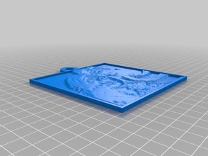 clo principal lithopane 2d a arte personalizado 3d print model - Mito3D