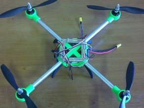 vampire alum arms other quadcopter 3d print model - Mito3D