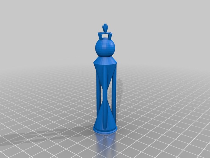 classic king update other chess tinkercad 3D print model - Mito3D