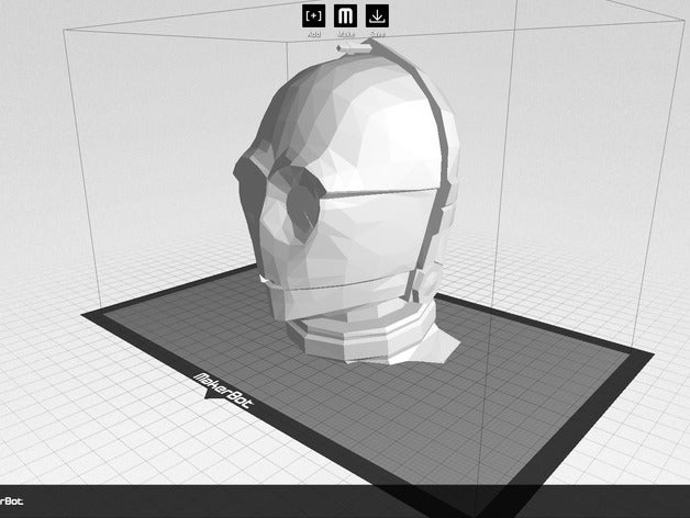 c3p0 video juegos 3D print model - Mito3D