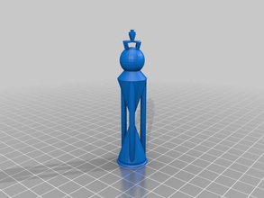 clássico rei atualização outros xadrez tinkercad 3d print model - Mito3D