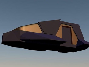 bedrosianer militar de aire del vehículo stargate los juguetes juegos la nave sifi espacio espacial 3d print model - Mito3D