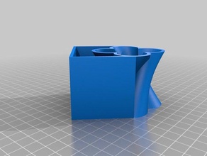 trenzado jarrón tanque de agua la pared del agujero montaje matemáticas arte 3d print model - Mito3D