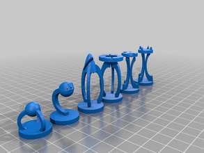 arco de xadrez outros tinkercad 3d print model - Mito3D