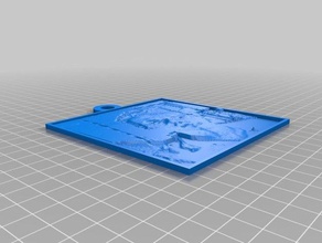 jesús lithopane 2d art personalizado 3d print model - Mito3D