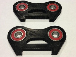 solidoodle 2 filament rollers remix common bearings 3d printer accessories spool 3d print model - Mito3D
