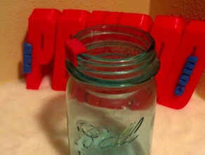 mi mason jugo cocina de comedor identificador jar la taza pdxddd 3d print model - Mito3D