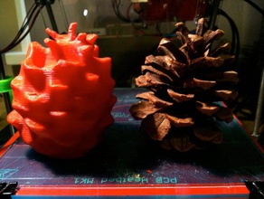 123d pinecone sculptures 123dcatch catch pine cone scan squirrel tree nuts 3d print model - Mito3D