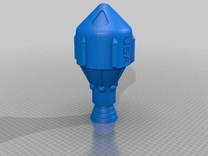 rocket 2 other 123d spaceship toy 3d print model - Mito3D