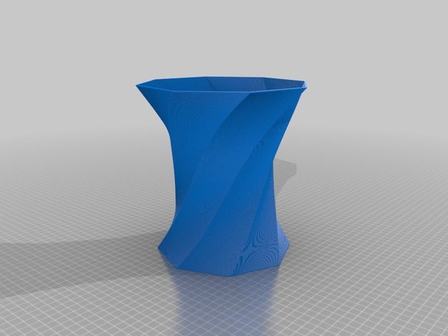 mon personnalisés polygone vase de la coupe du bracelet générateur décor 3D print model - Mito3D