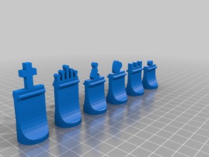 curvy void chess other tinkercad 3d print model - Mito3D