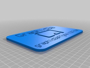 graphid3a segno tagliato fuori i segni loghi personalizzato 3d print model - Mito3D