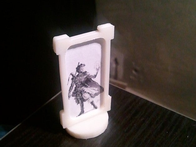 nickel stand role playing portraits toy game accessories dungeons dragons miniature 3D print model - Mito3D