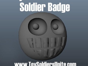 toy soldiers unite 3d soldier badge other atomic button soul theatomicsoul tsu 3d print model - Mito3D
