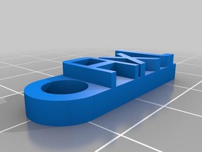 axl organización personalizado 3d print model - Mito3D