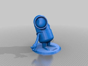 happy one-eye minion other customized 3d print model - Mito3D