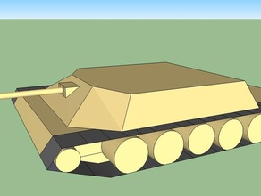 tank heykeller oyuncak 3d print model - Mito3D