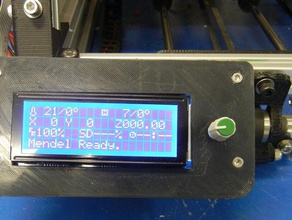 gadgets 3d-lcd-Halterung mendelmax Drucker Teile 15 3d print model - Mito3D
