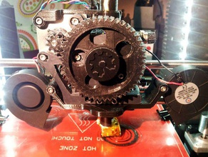 simple double ventilateur centrifuge de montage prusa i3 gregs 3d l'imprimante accessoires 5015 3d print model - Mito3D