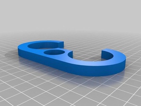 simple gancho de la capa hogar 3d print model - Mito3D