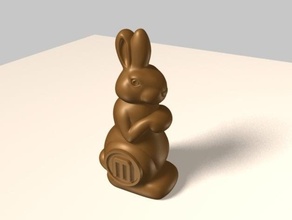 chocolate bunny otros la pascua conejito de juguete 3d print model - Mito3D