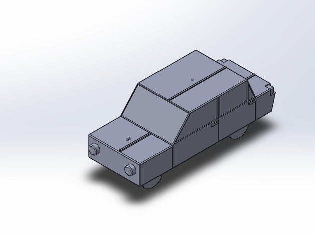 fittle carro aprendizagem 3D print model - Mito3D