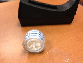 tape dispenser roller pin office 3d print model - Mito3D