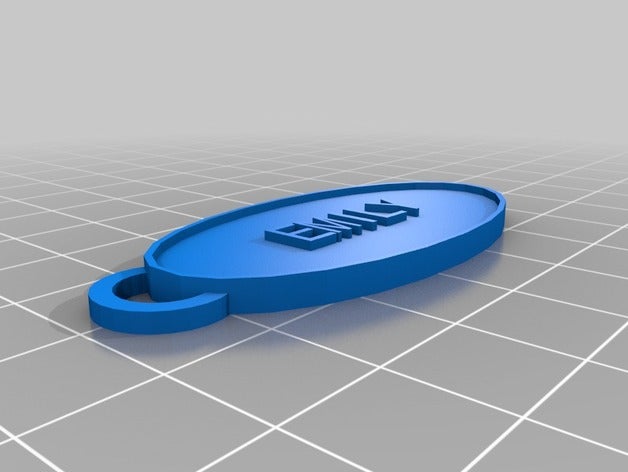 emily keychains customized 3D print model - Mito3D