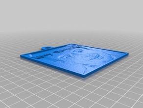 my xmas lithopane 2d art customized 3d print model - Mito3D