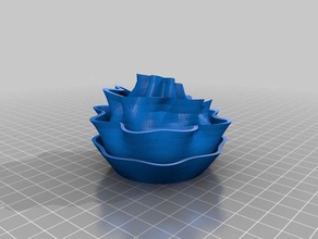 air plant pot based organic central flower bongoboy23s blooming containers 3d print model - Mito3D