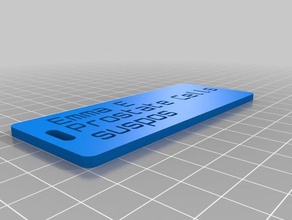 emmae tag organization customized 3d print model - Mito3D