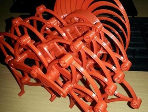 brabeast oversized crank leg section mechanical toys 3d print model - Mito3D