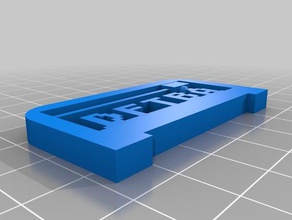 dftba impressão 3d placa de texto sinais logotipos personalizado 3d print model - Mito3D