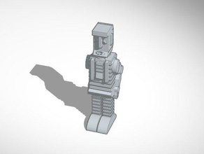 marvin, paranoid android bbc tv modelo robôs h2g2 brinquedo 3d print model - Mito3D