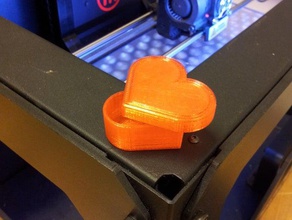 heartshaped boîte les conteneurs 3d print model - Mito3D