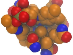 vitamin b12 Biologie cobalamin Modell Molekül 3d print model - Mito3D
