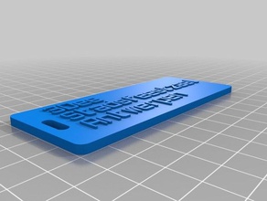 tekstoplabel organización personalizado 3d print model - Mito3D