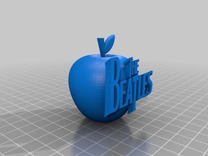 beatles apple 3d stampa 3d print model - Mito3D