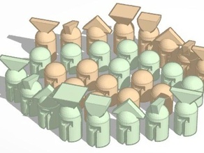 model corinthian chess phalanx set other designer 3d print model - Mito3D