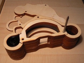 pinhole camera other lasercut wood 3d print model - Mito3D