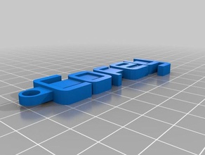 corey keychain organization customized 3d print model - Mito3D