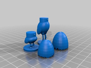 salt pepper 3d print chess easter other egg food tinkercad 3d print model - Mito3D