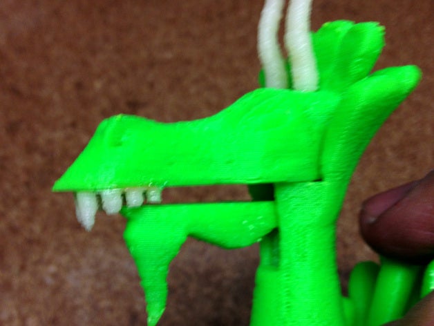 ejderha protezler diğer fangs model kukla diş oyuncak 3D print model - Mito3D