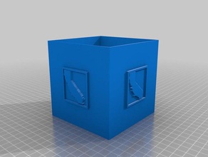 die richtige Größe-box Dekor angepasst 3d print model - Mito3D