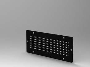 Chamäleon-Gehäuse-perforierte Frontplatte Elektronik 3d print model - Mito3D