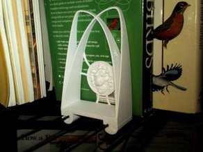 bakers rack bookends decor bookshelf 3d print model - Mito3D
