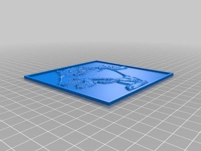 tazzi devel Gece Işığı 2d sanat özelleştirilmiş 3d print model - Mito3D