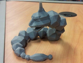 onix creatures pokemon 3d print model - Mito3D
