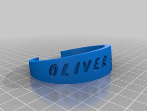tsk chan pulseiras personalizado 3d print model - Mito3D