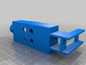 Bühne-Achse parametric motor mount Maschine tools 3d print model - Mito3D